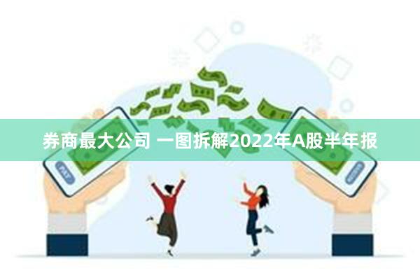 券商最大公司 一图拆解2022年A股半年报