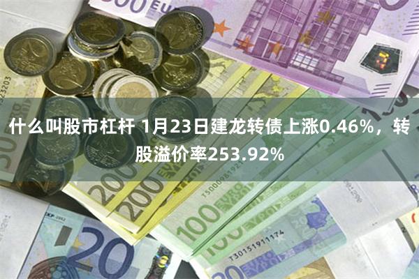 什么叫股市杠杆 1月23日建龙转债上涨0.46%，转股溢价率253.92%